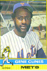 1976 Topps Baseball Cards      417     Gene Clines